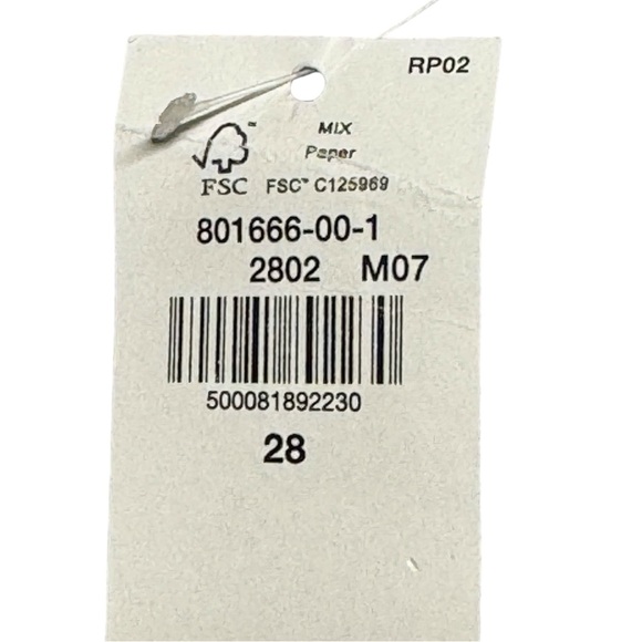 Old Navy High Rise Slouchy Tapered Ankle Jeans Womens Plus Size 28 NWT Blue - Picture 9 of 12